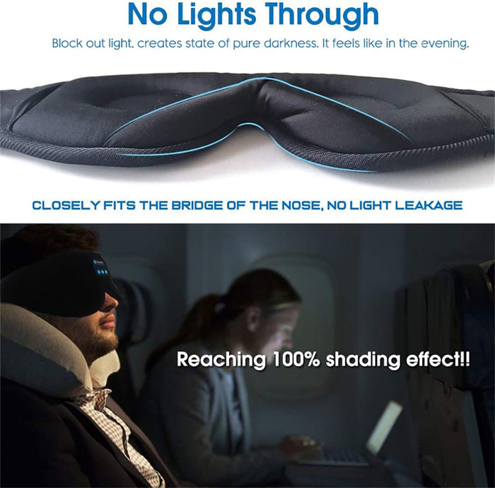 SleepWiser Blackout Bluetooth Sleep Mask