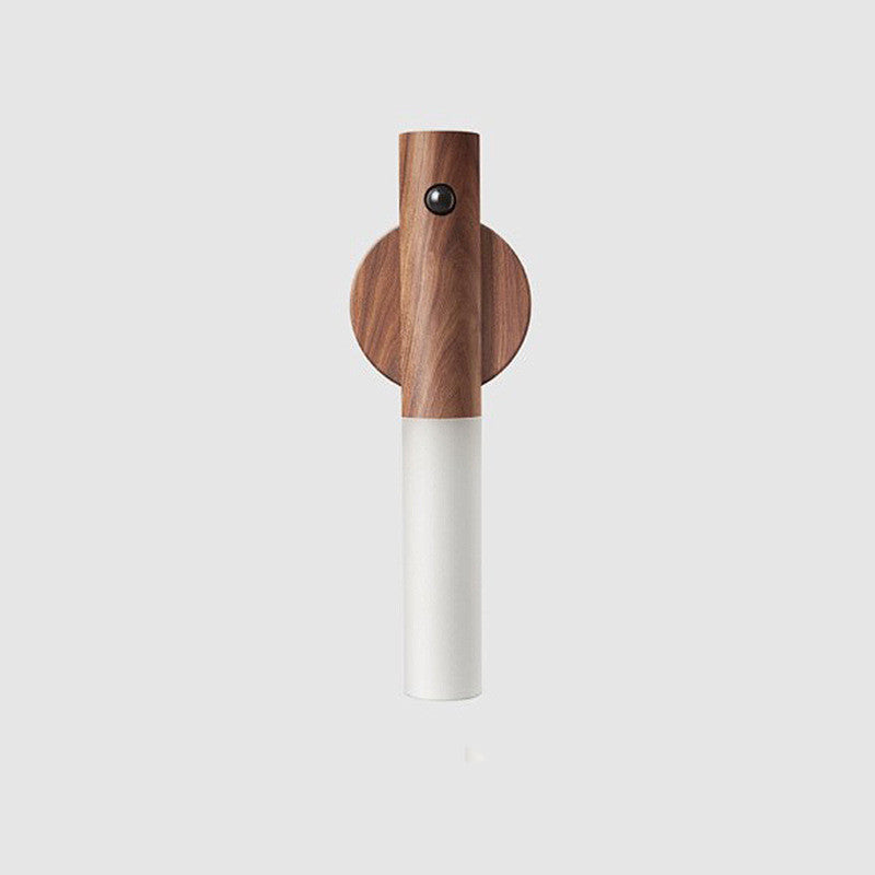 Rechargeable Motion-Sensor Wood Night Light