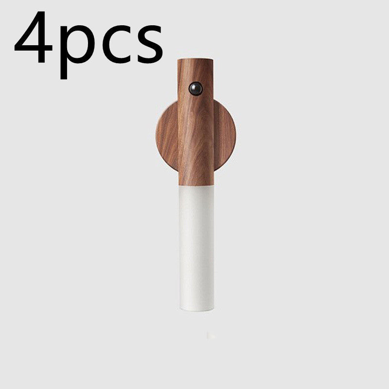 Rechargeable Motion-Sensor Wood Night Light