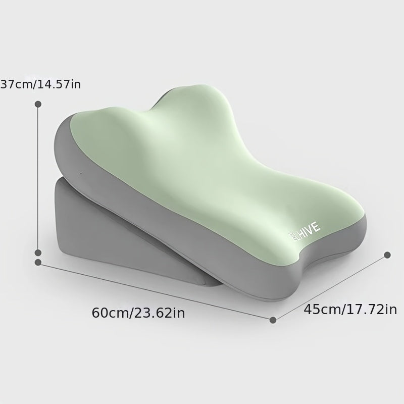 Adjustable Bed Wedge Pillow Memory Foam Backrest Reading Support Cushion