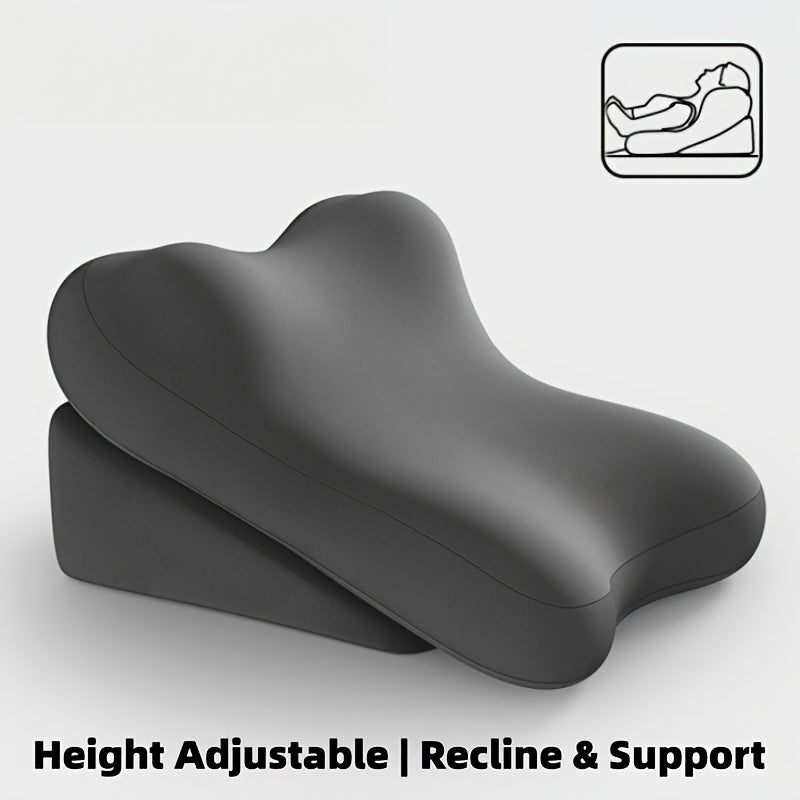 Adjustable Bed Wedge Pillow Memory Foam Backrest Reading Support Cushion