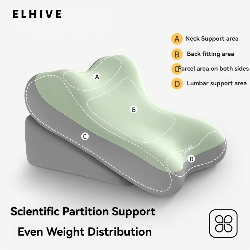 Adjustable Bed Wedge Pillow Memory Foam Backrest Reading Support Cushion
