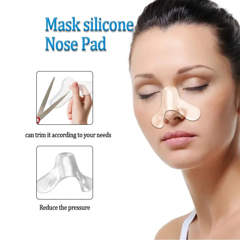 CPAP Gel Nasal Pad Cushion | Ventilator Mask Silicone Protective Patch