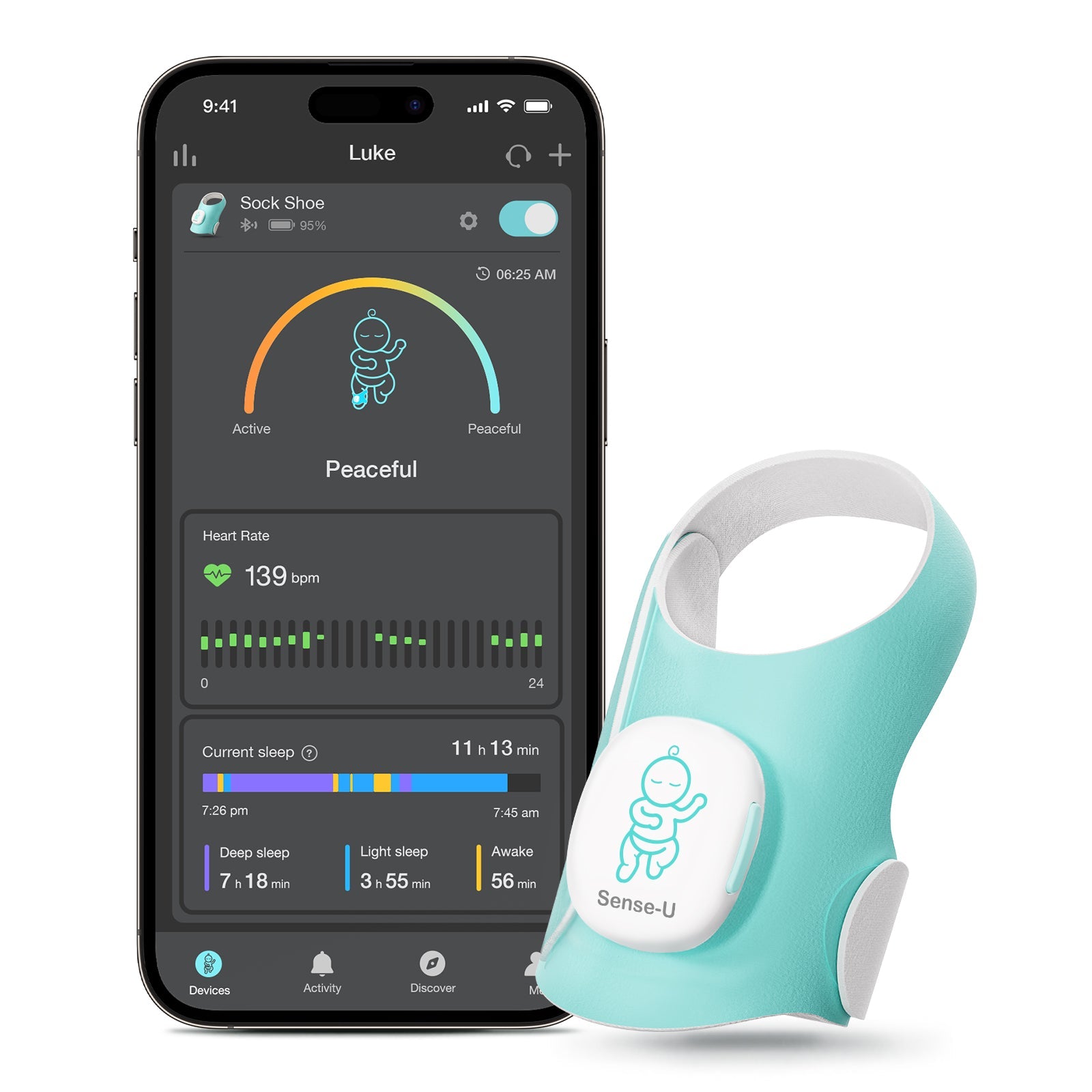 Sense-U Smart Sock Shoe Baby Monitor